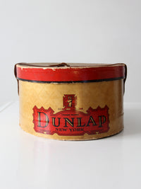 vintage 1930s Dunlap New York hat box