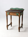 antique primitive farmhouse side table