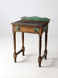 antique primitive farmhouse side table
