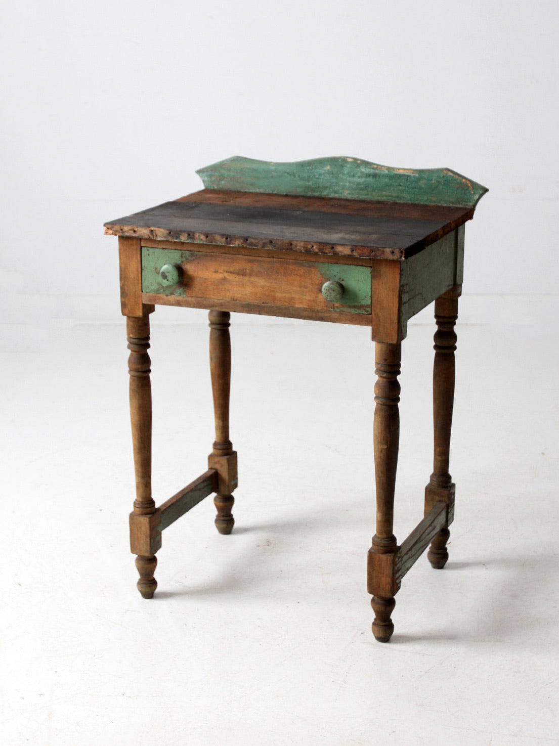 antique primitive farmhouse side table