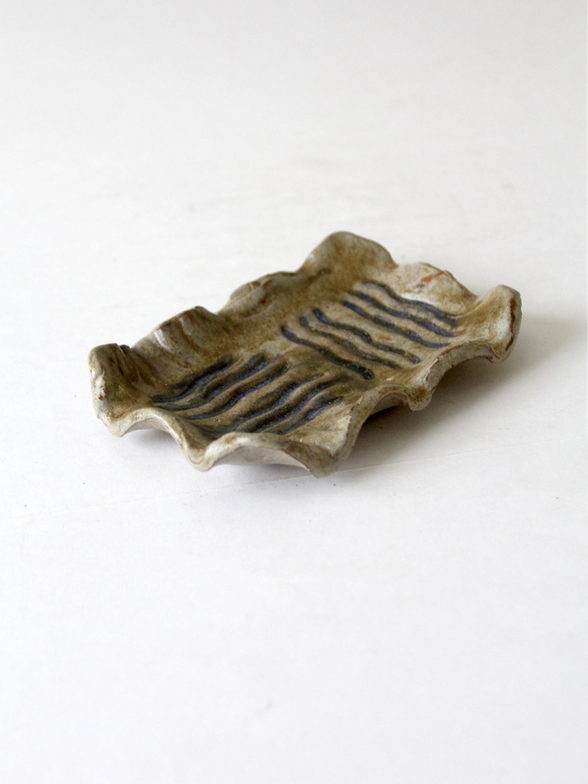 vintage studio pottery plate