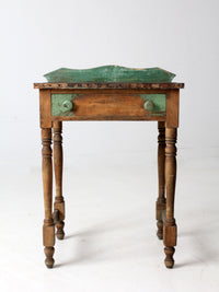 antique primitive farmhouse side table