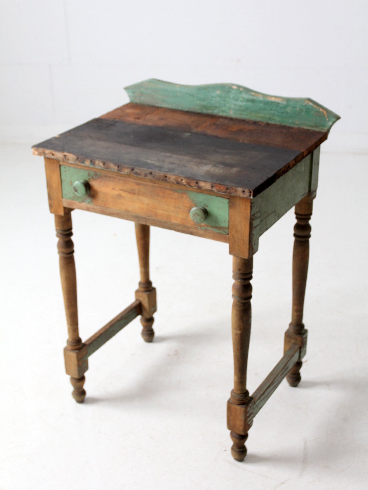 antique primitive farmhouse side table