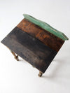 antique primitive farmhouse side table