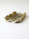 vintage studio pottery plate
