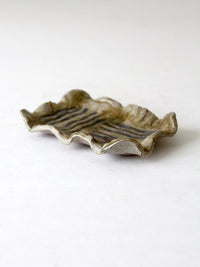 vintage studio pottery plate