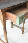 antique primitive farmhouse side table