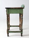 antique primitive farmhouse side table