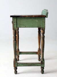 antique primitive farmhouse side table