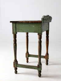 antique primitive farmhouse side table