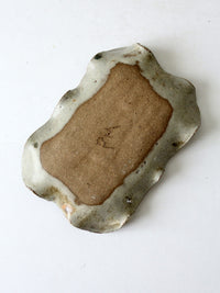 vintage studio pottery plate