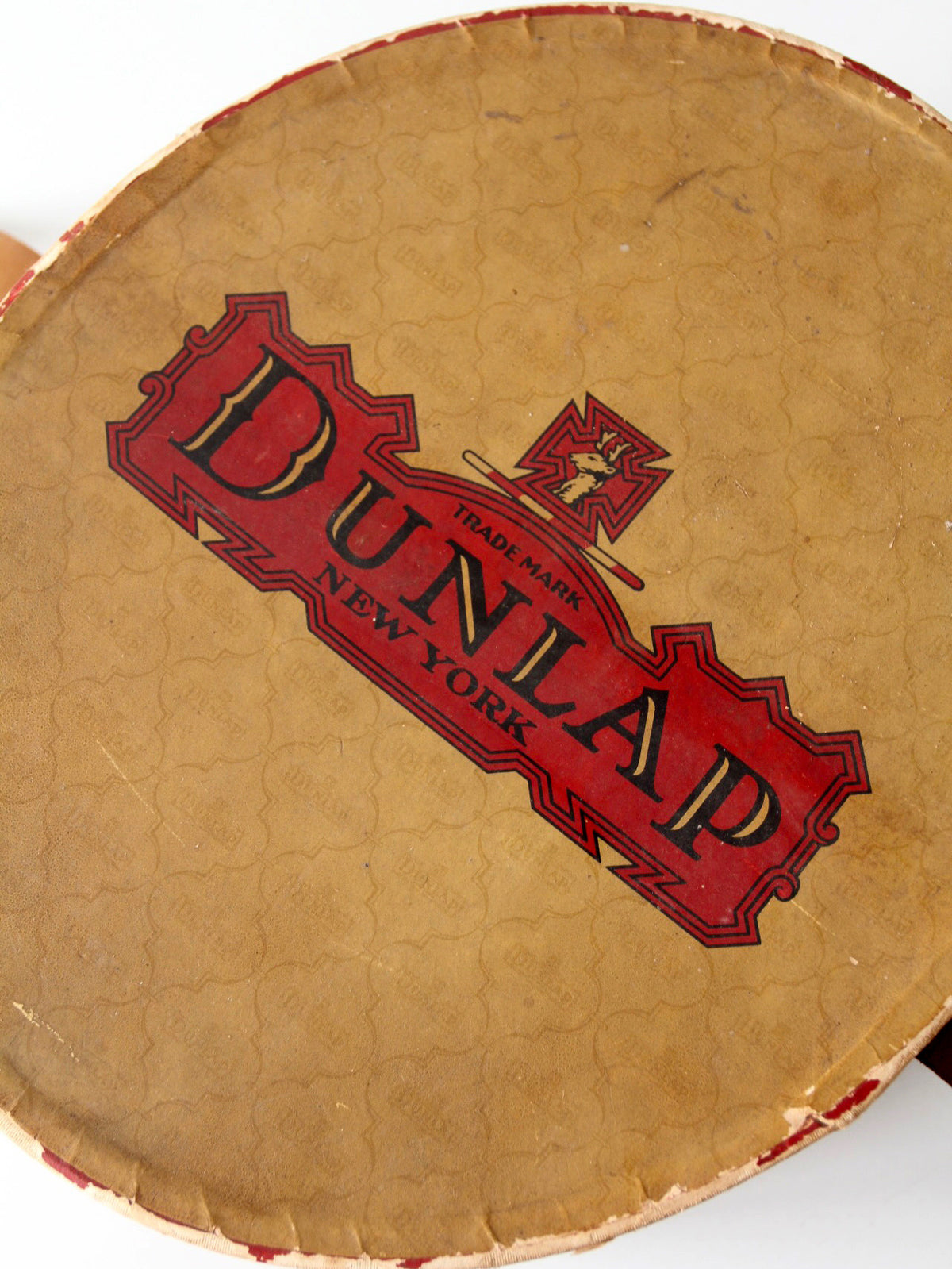 vintage 1930s Dunlap New York hat box