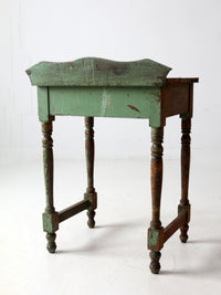 antique primitive farmhouse side table