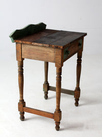 antique primitive farmhouse side table