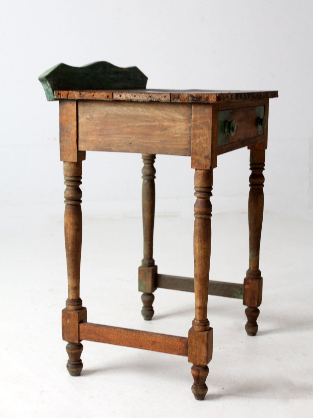 antique primitive farmhouse side table