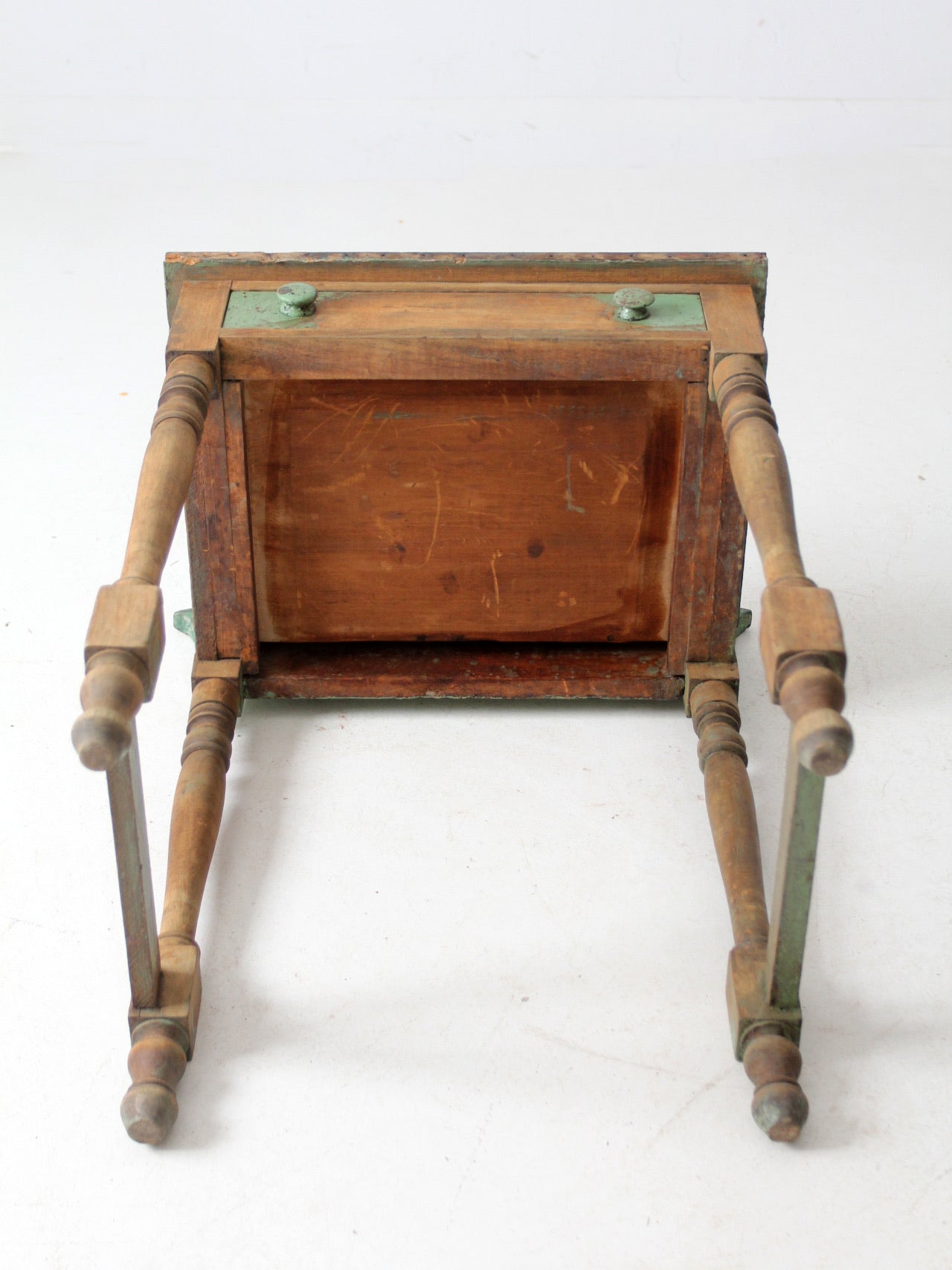 antique primitive farmhouse side table