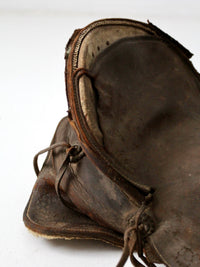 old western leather saddle decorative ranch decor