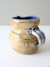 vintage studio pottery pitcher