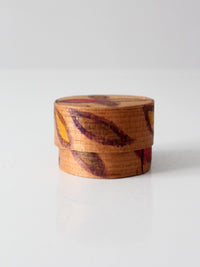 vintage Guatemalan folk art box
