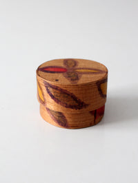 vintage Guatemalan folk art box
