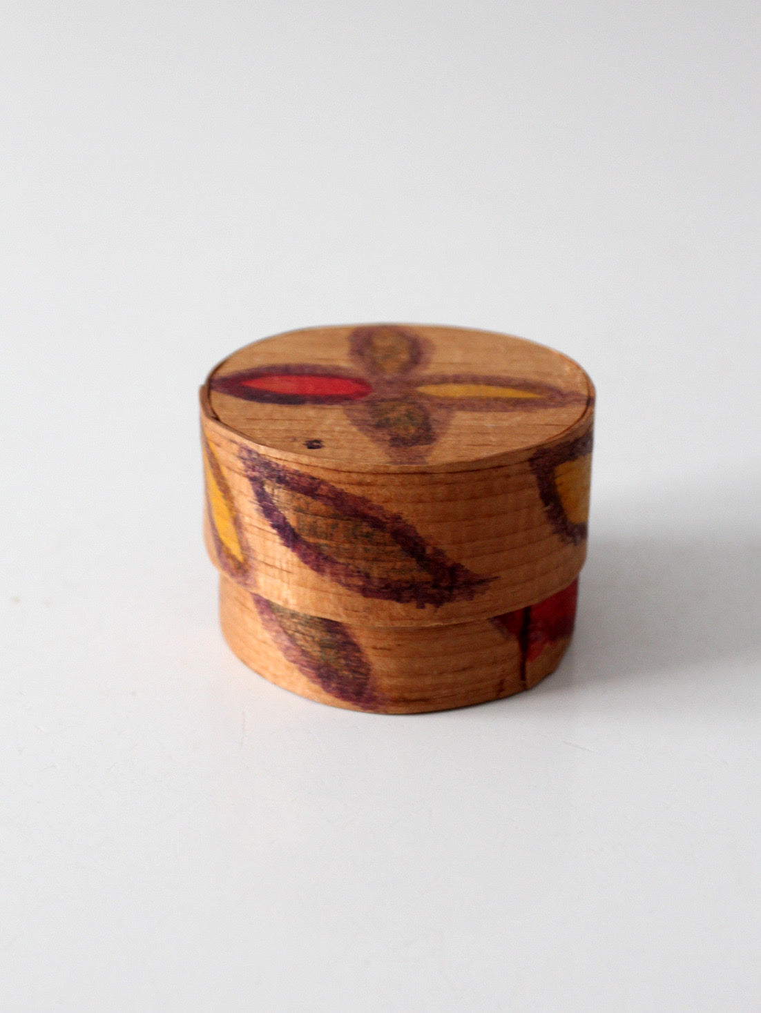 vintage Guatemalan folk art box