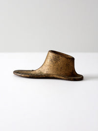 antique cast iron cobbler shoe form
