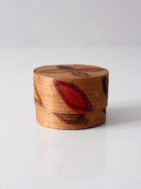 vintage Guatemalan folk art box