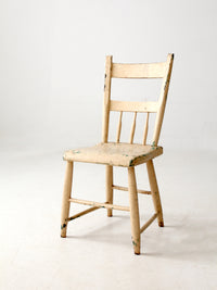 antique primitive spindle back chair