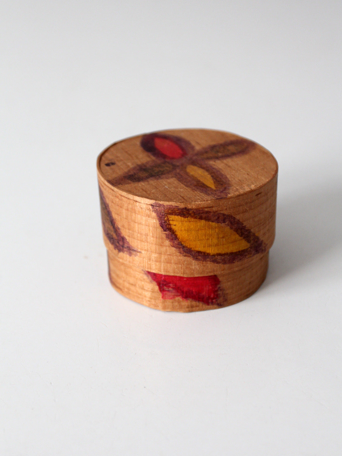 vintage Guatemalan folk art box