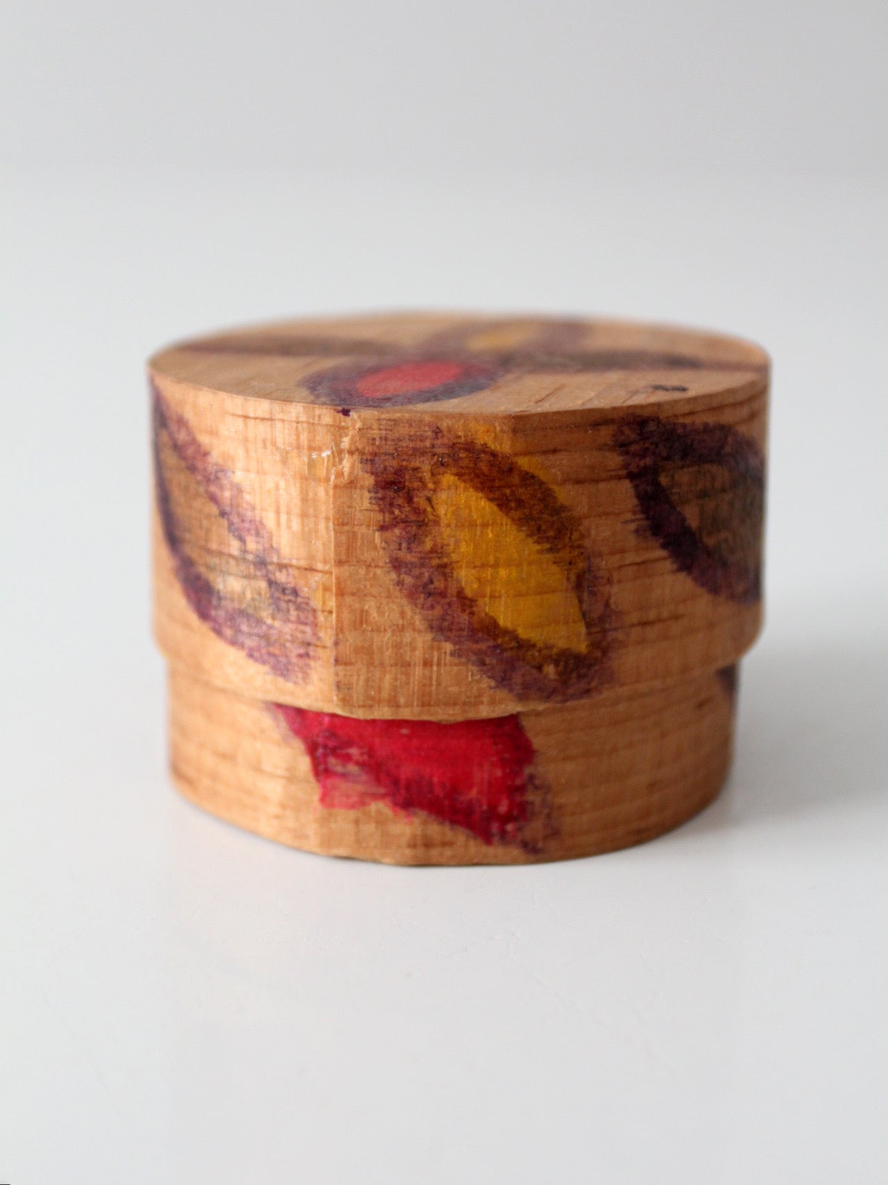 vintage Guatemalan folk art box