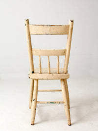 antique primitive spindle back chair