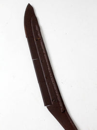 antique Hyde double-handled hay knife