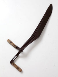 antique Hyde double-handled hay knife