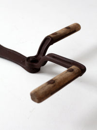 antique Hyde double-handled hay knife