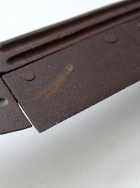 antique Hyde double-handled hay knife