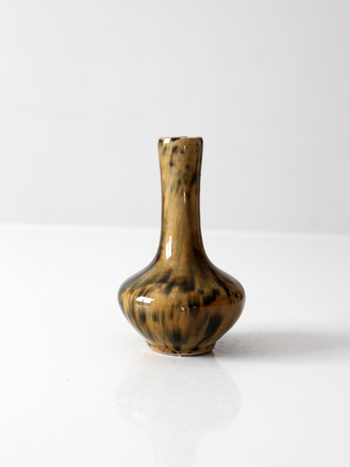 vintage studio pottery bud vase