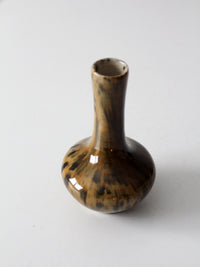 vintage studio pottery bud vase