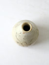 vintage etched studio pottery vase