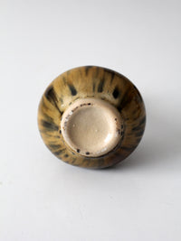 vintage studio pottery bud vase