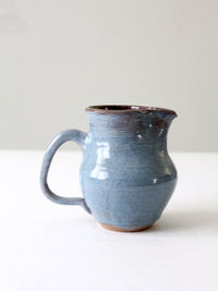 vintage studio pottery pitcher