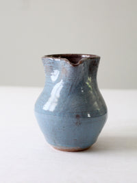 vintage studio pottery pitcher