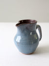 vintage studio pottery pitcher