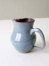 vintage studio pottery pitcher