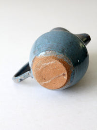 vintage studio pottery pitcher