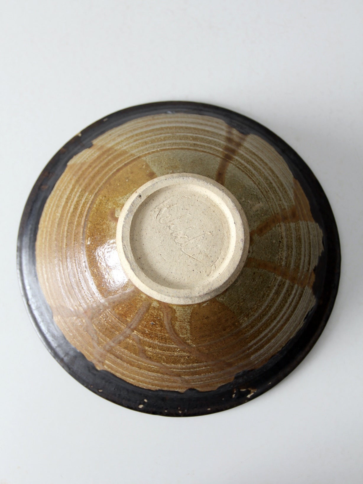 vintage studio pottery bowl