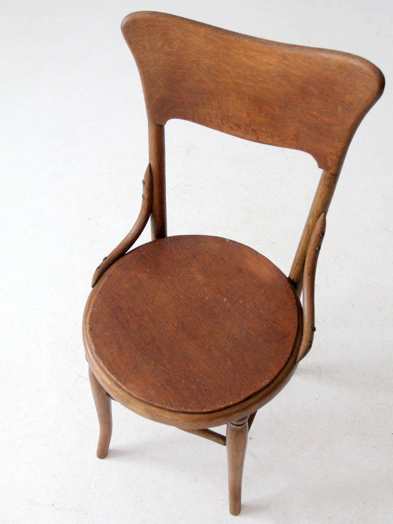 antique bentwood side chair