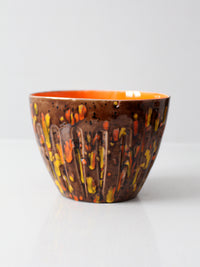 mid-century Ox Mold pottery bowl