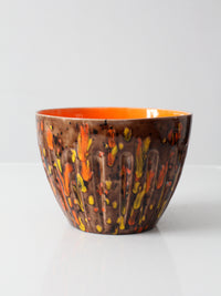 mid-century Ox Mold pottery bowl