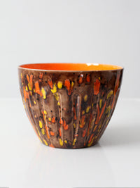 mid-century Ox Mold pottery bowl