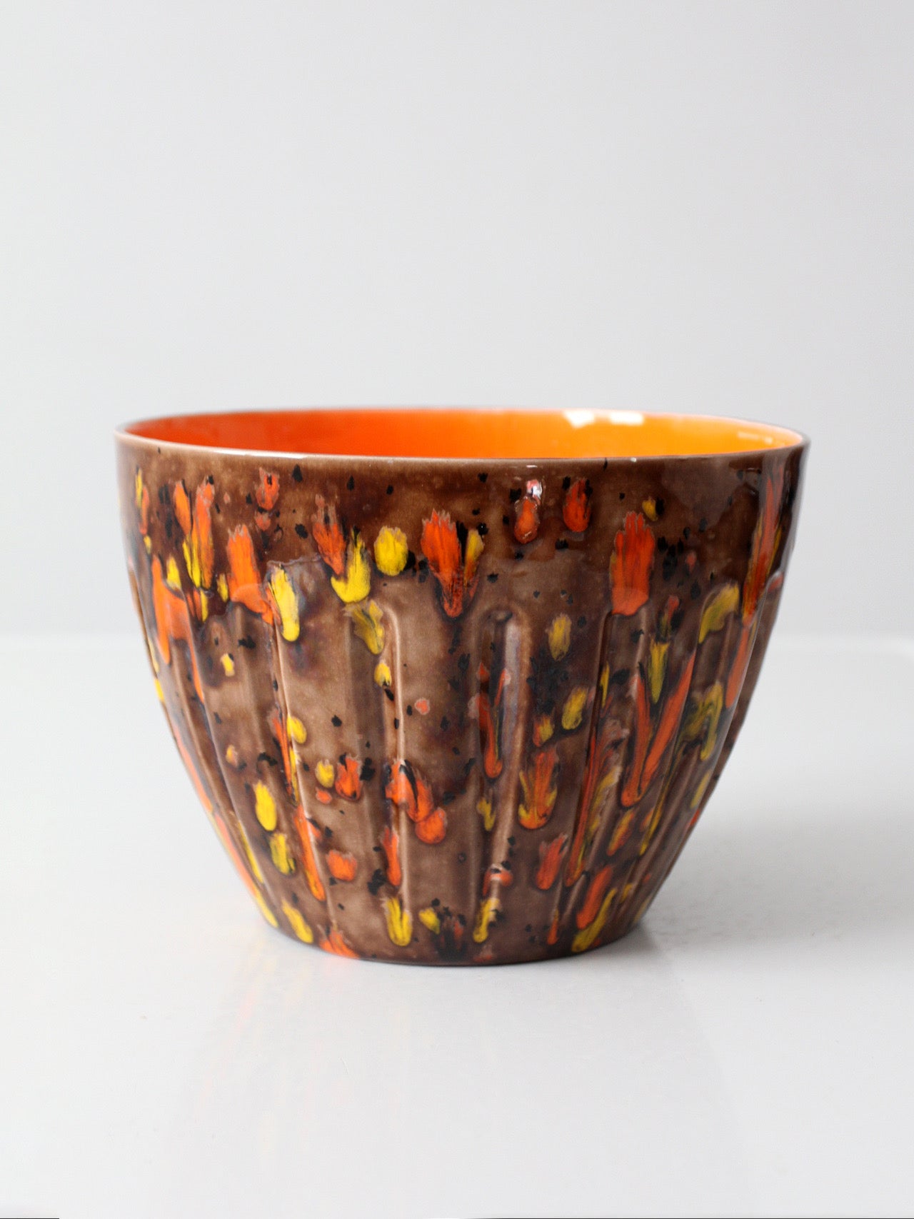 mid-century Ox Mold pottery bowl